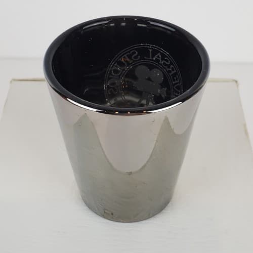 Vtg Universal Studios Florida Souvenir Mirrored Shot Glass Travel Movies Barware - Thumbnail 3