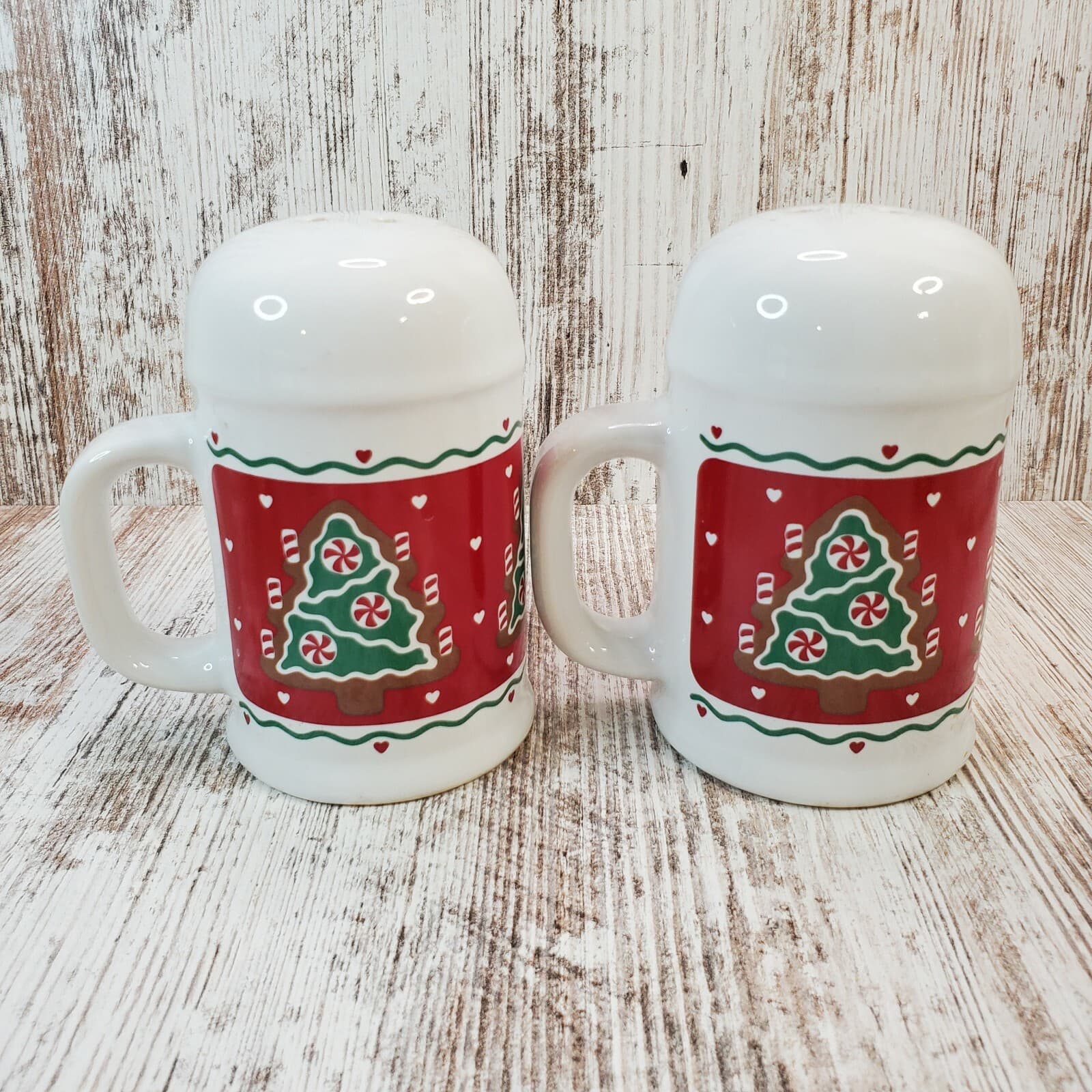 Vtg New Avenues Nutcracker Sweets Christmas Shakers Set of 2 Crafted in Taiwan - Thumbnail 4