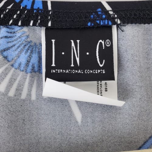 INC International Concepts Womens Size 12 Flower Print Bikini Swim Bottom - Thumbnail 3