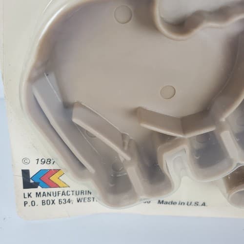 Vintage 1987 LK Manufacturing Corp Cookie Cutter Set of Bird Elephant Camel NEW - Thumbnail 4