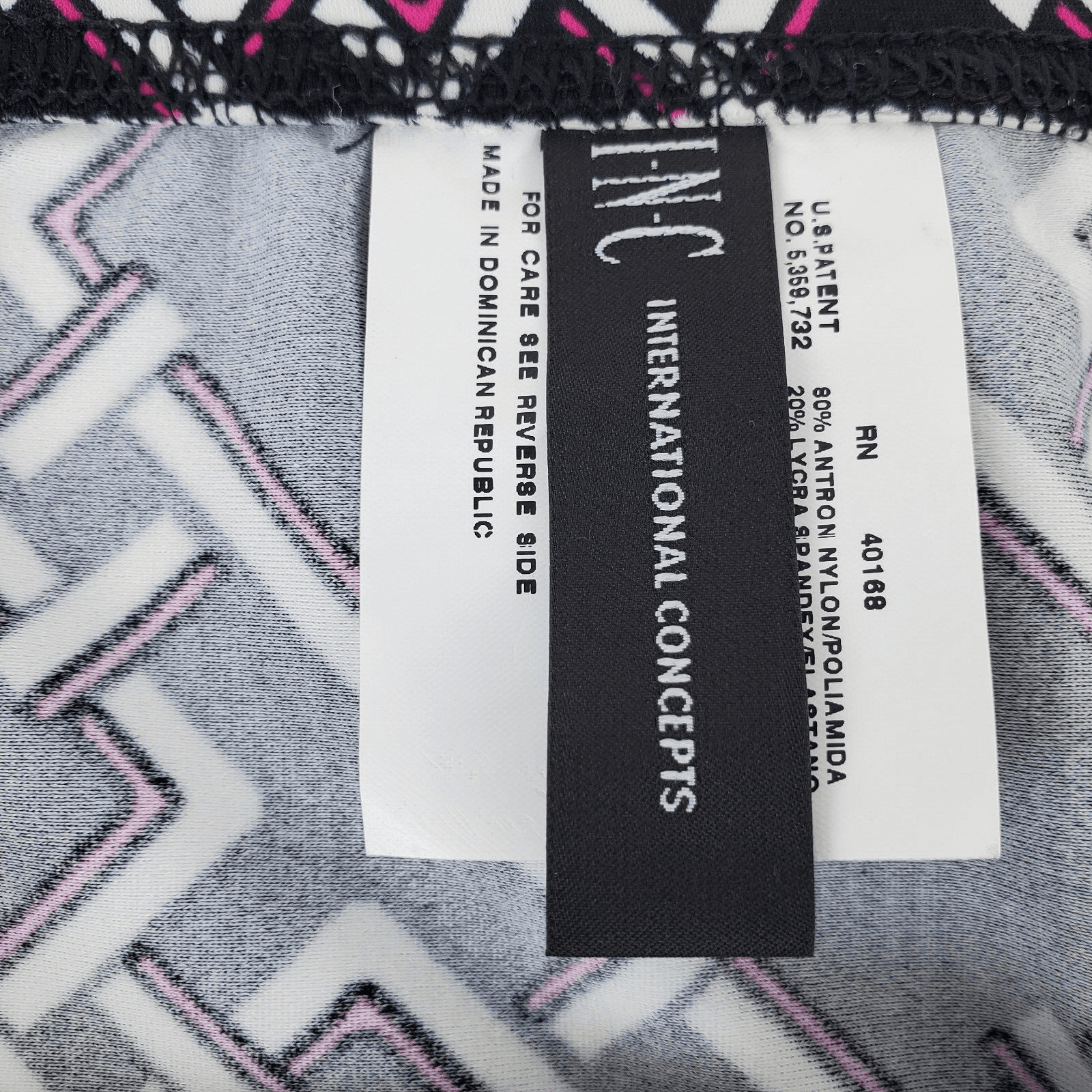 INC International Concepts Womens Size 10 Geometric Print Bikini Swim Bottom - Thumbnail 5