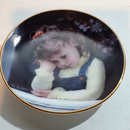 Vintage 1996 Porterfield's Rob Anders Miniature Plate Moments of Wonder #3100A