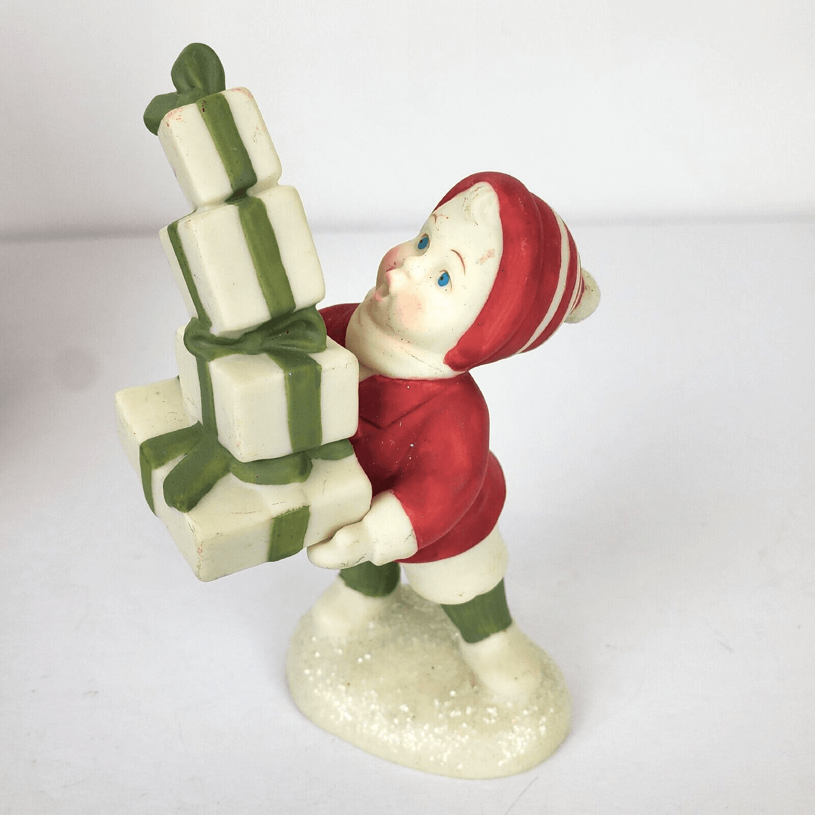 Vtg Dept. 56 Simple Traditions Holly Lane “So Much To Give ” Figurine Retired