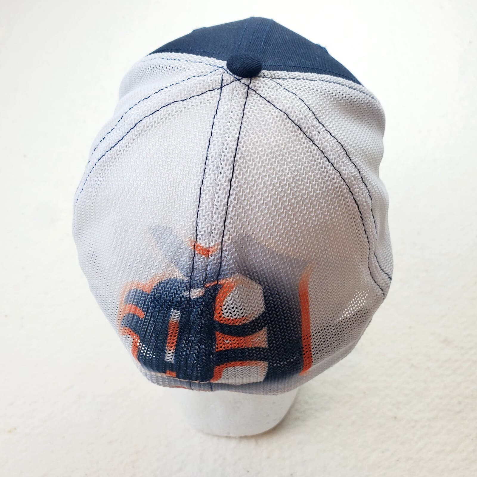 New Era 39THIRTY MLB Detroit Tigers Hat Cap Stretch Fit Navy/Blk White Men's M/L - Thumbnail 2