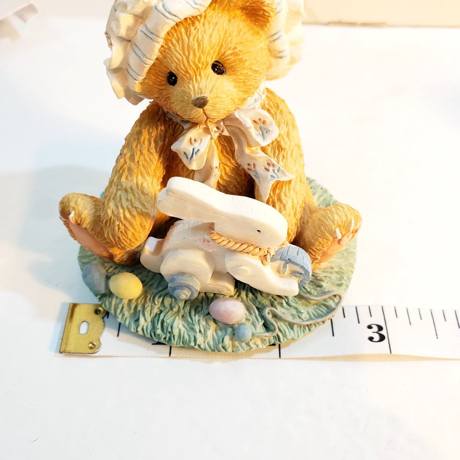 Vintage 1994 Cherished Teddies Melissa Every Bunny Needs A Friend Figurine - Thumbnail 6