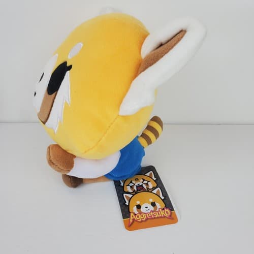 2021 Sanrio 8" Aggretsuko Aggressive Retsuko Plush Toy Stuffed Animal with Tags - Thumbnail 3