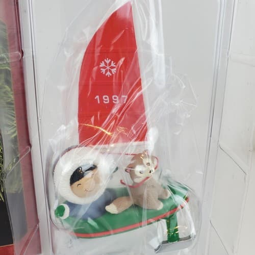 Hallmark Keepsake Ornament Frosty Friends 18th In The Series 1997 Sailing w/ Box - Thumbnail 2