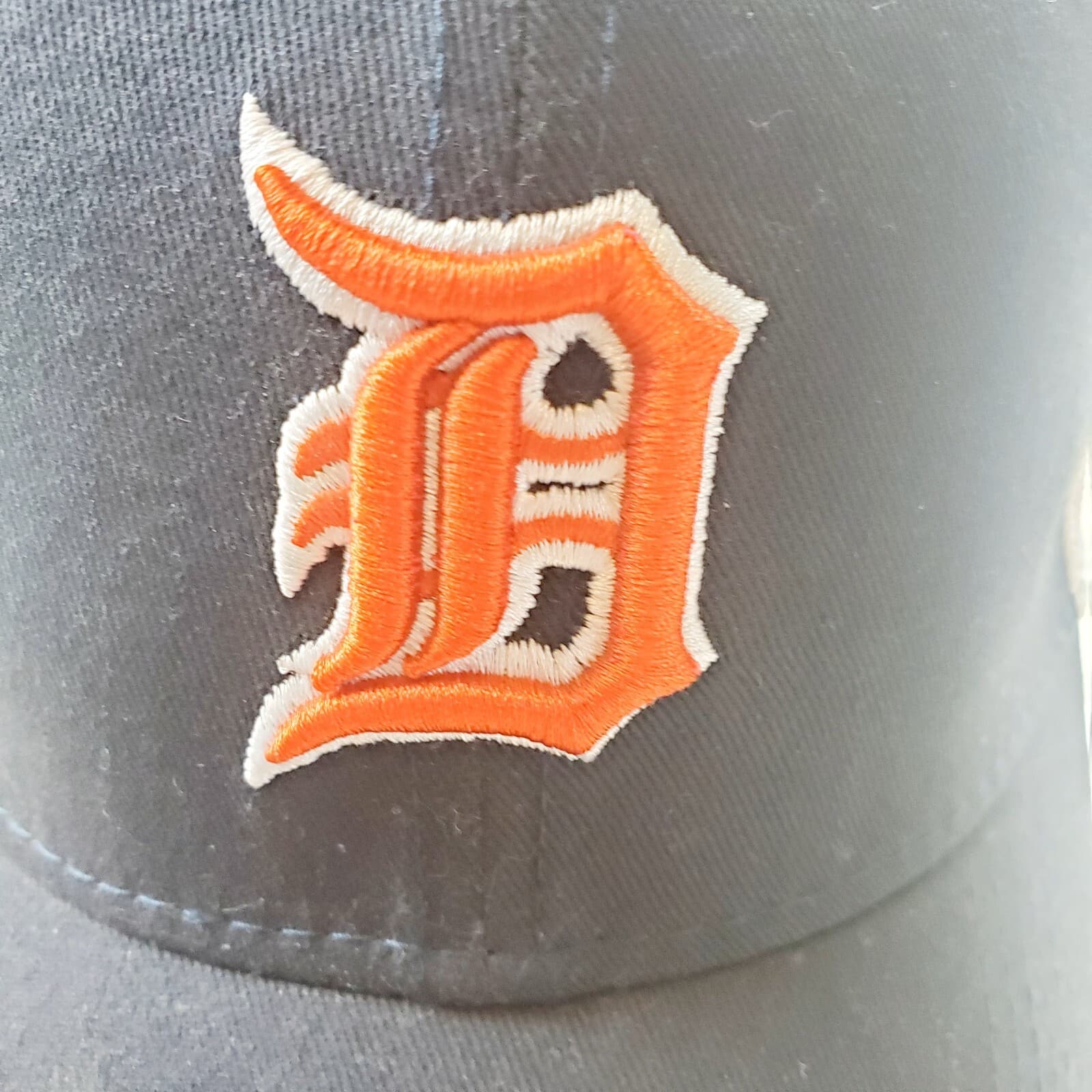 New Era 39THIRTY MLB Detroit Tigers Hat Cap Stretch Fit Navy/Blk White Men's M/L - Thumbnail 6