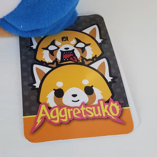 2021 Sanrio 8" Aggretsuko Aggressive Retsuko Plush Toy Stuffed Animal with Tags - Thumbnail 4