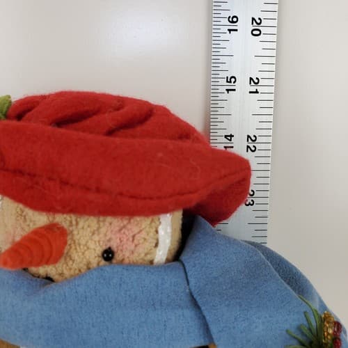 Vintage Christmas Gingerbread Long Leg Plush Figurine Holiday Decor Doll 14" - Thumbnail 7