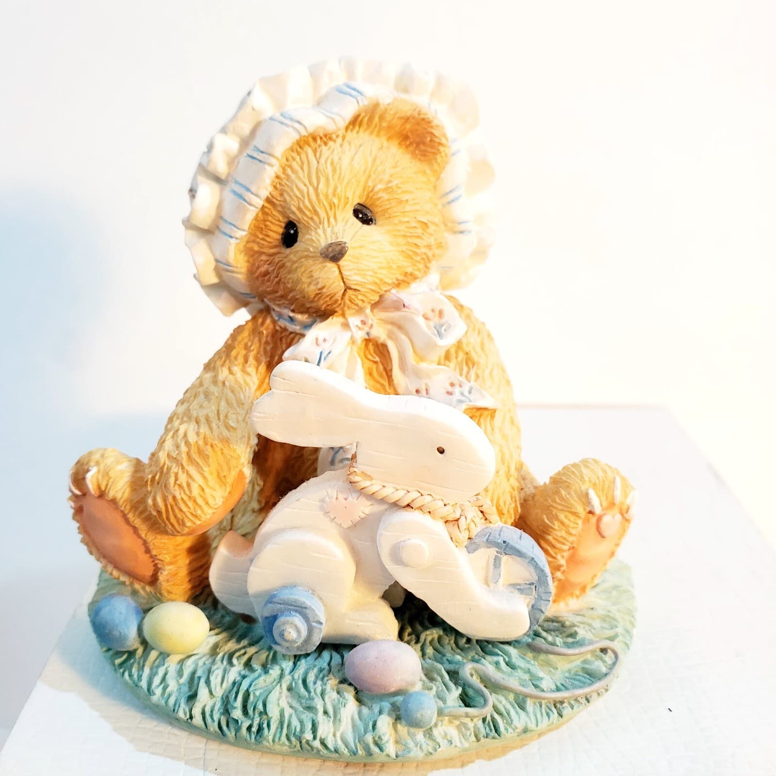Vintage 1994 Cherished Teddies Melissa Every Bunny Needs A Friend Figurine