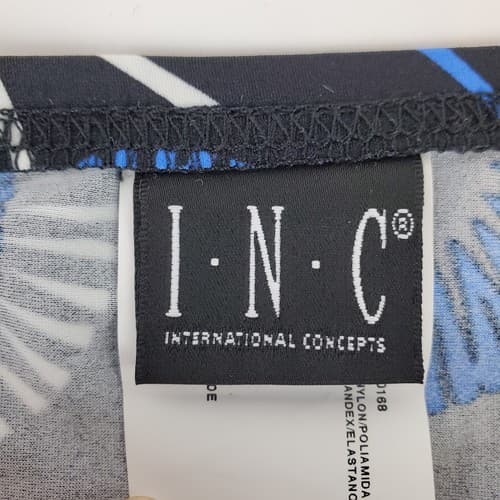 INC International Concepts Womens Size 8 Flower Print Bikini Swim Bottom - Thumbnail 5