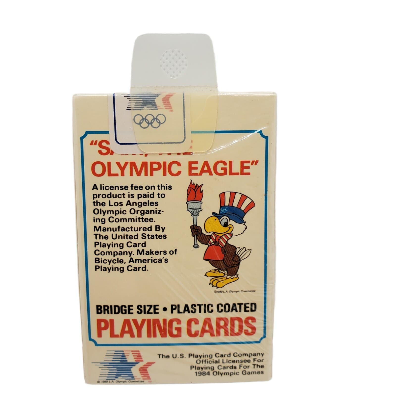 1984 Summer Los Angeles Olympics-Sam The Olympic Eagle-Playing Cards Unopened - Thumbnail 2