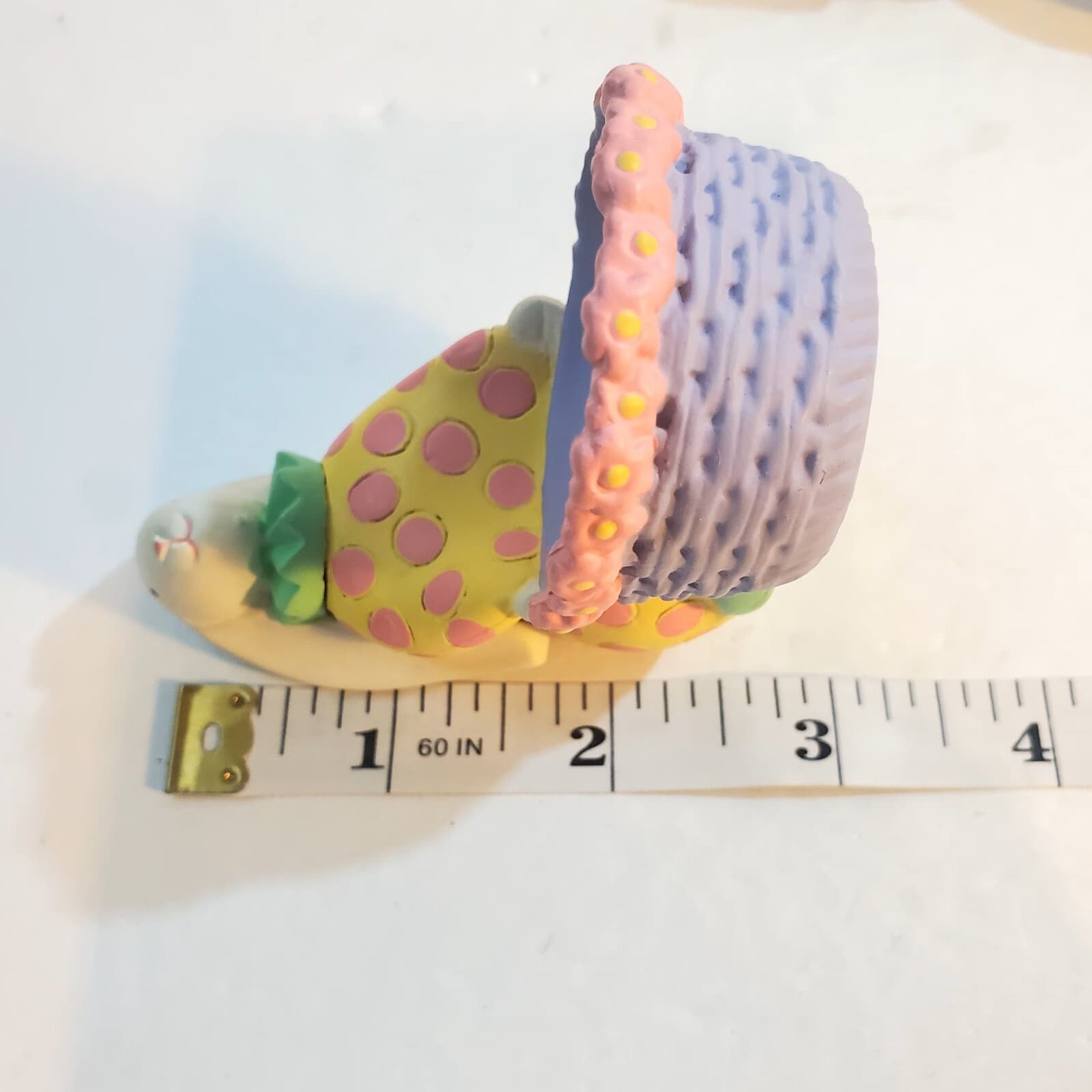 Vintage Avon PVC Easter Egg Holder Figurines Set of 3 Bunny Rabbits Decorations - Thumbnail 9