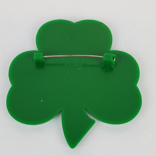 Vtg 1981 Irish I Had A Schlitz Beer Advertising Shamrock St Patricks Day Pinback - Thumbnail 2