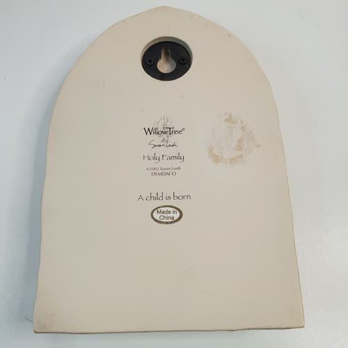 Willow Tree Holy Family Plaque 2002 Demdaco Susan Lordi A Child is Born No Box - Thumbnail 3