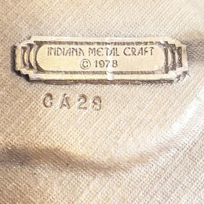Vintage 1978 Indiana Metal Craft Four Wheelin Brass Belt Buckle CA28 - Thumbnail 4