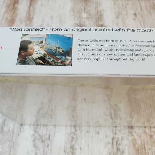 Mouth & Foot Painting Trevor Wells 1000pc Jigsaw Puzzle West Tanfield New Sealed - Thumbnail 10