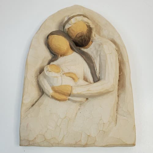 Willow Tree Holy Family Plaque 2002 Demdaco Susan Lordi A Child is Born No Box