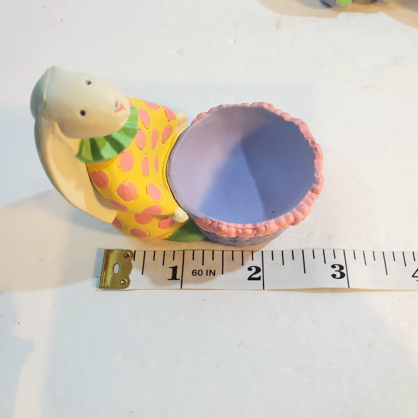Vintage Avon PVC Easter Egg Holder Figurines Set of 3 Bunny Rabbits Decorations - Thumbnail 8