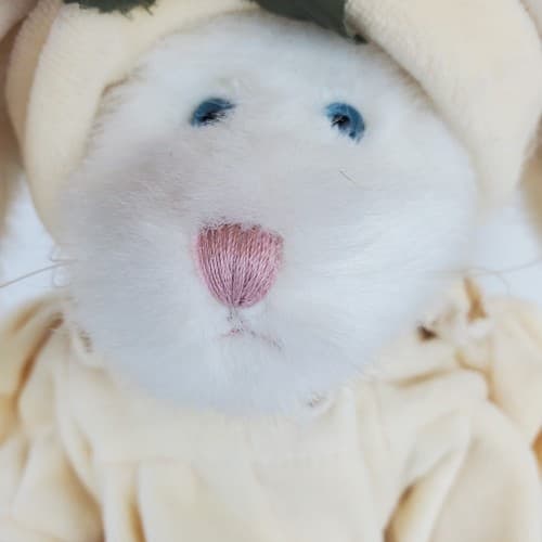 Vtg Boyds Bears Savannah Buttercup Floppy Ear Bunny Rabbit Plush Coat Hat 11" - Thumbnail 2