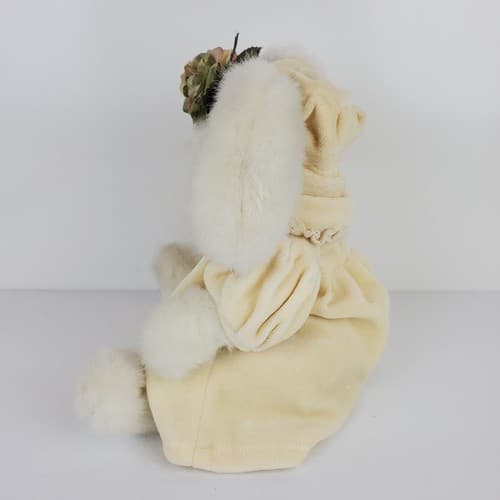 Vtg Boyds Bears Savannah Buttercup Floppy Ear Bunny Rabbit Plush Coat Hat 11" - Thumbnail 6