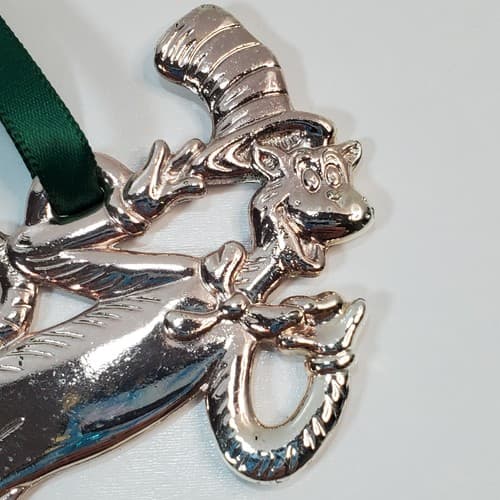 Dr. Seuss Cat In The Hat Silver Tone Ornament Official Movie Merchandise - Thumbnail 2