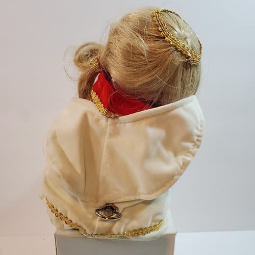 Vtg 1981 Enesco Sitting Animated Musical Christmas Angel Doll Plays First Noel - Thumbnail 5
