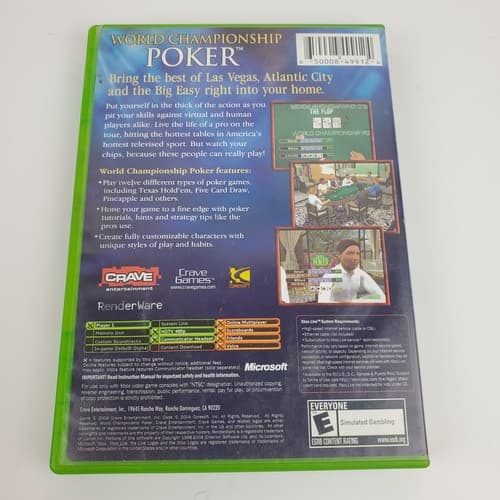 Xbox Live World Championship Poker Video Game - Thumbnail 2