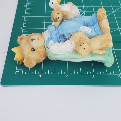 1992 Cherished Teddies Wilbur My Gift Is Sharing Resin Figurine #950718 - Thumbnail 7