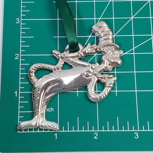 Dr. Seuss Cat In The Hat Silver Tone Ornament Official Movie Merchandise - Thumbnail 5