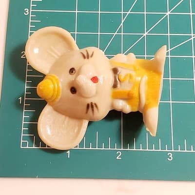 Vtg Anthropomorphic Mice Boy Girl Plastic Salt Pepper Shakers Made in Hong Kong - Thumbnail 11