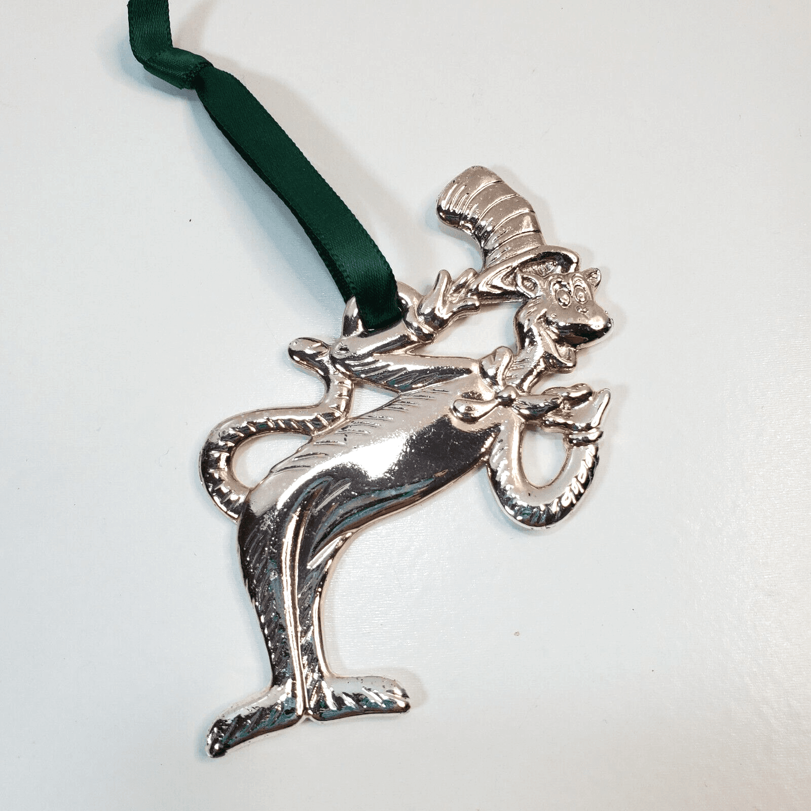 Dr. Seuss Cat In The Hat Silver Tone Ornament Official Movie Merchandise