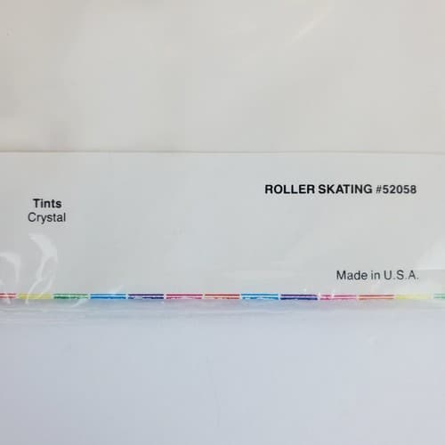 Vintage Dizzle Roller Skating Bunny Pre-Shaded Mini Iron-On Fashion Transfer USA - Thumbnail 9