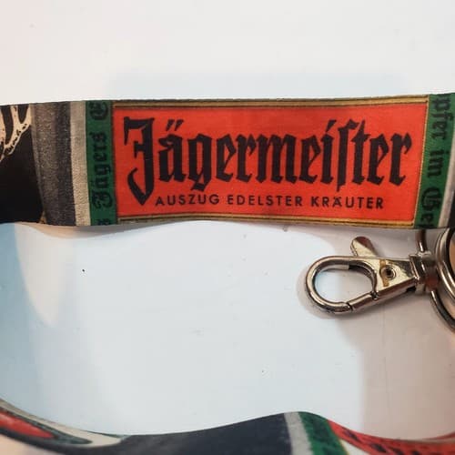 Jagermeister Lanyard Detachable Key Ring/ID Clip Wide Soft Fabric - Thumbnail 5