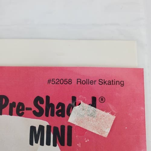 Vintage Dizzle Roller Skating Bunny Pre-Shaded Mini Iron-On Fashion Transfer USA - Thumbnail 6