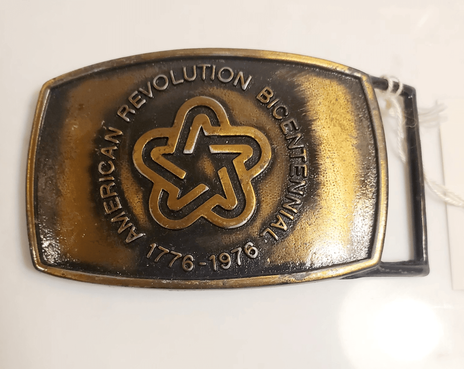 Vintage 1976 American Revolution Bicentennial Belt Buckle Perfect Lee Co. NY