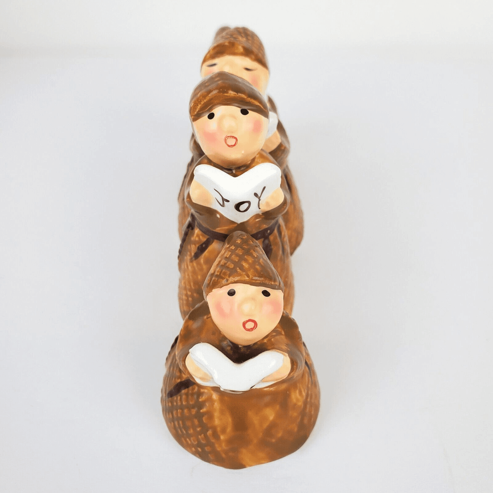 Vintage Department Dept. 56 Monks-A-Caroling Figurine 1980's Snow Village 50407 - Thumbnail 2