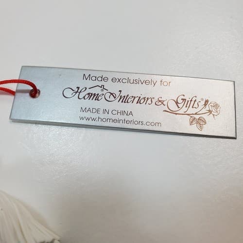 Home Interiors & Gifts Poly Clay Shaggy Sheep Dog Christmas Ornaments NWT - Thumbnail 4