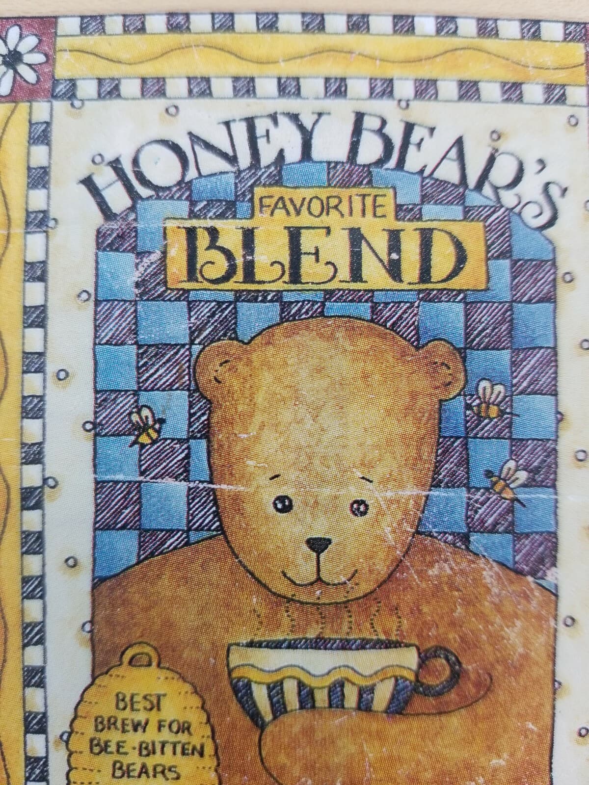 Stampington & Co 1999 Rubber Stamp Honey Bear D6183 Canning Tea Crafts Labels - Thumbnail 6