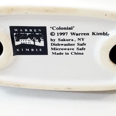 1997 Warren Kimble Colonial Napkin Holder American Flag Patriotic 4th Of July - Thumbnail 5