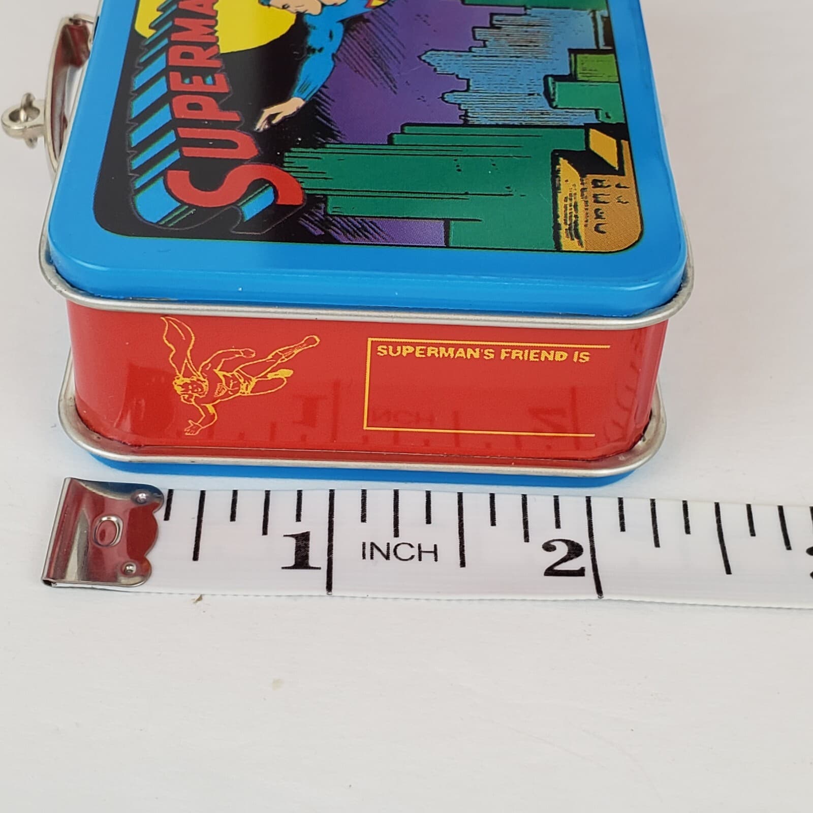 Hallmark Keepsake 1998 Superman Commemorative Edition Lunchbox Xmas Ornament - Thumbnail 6