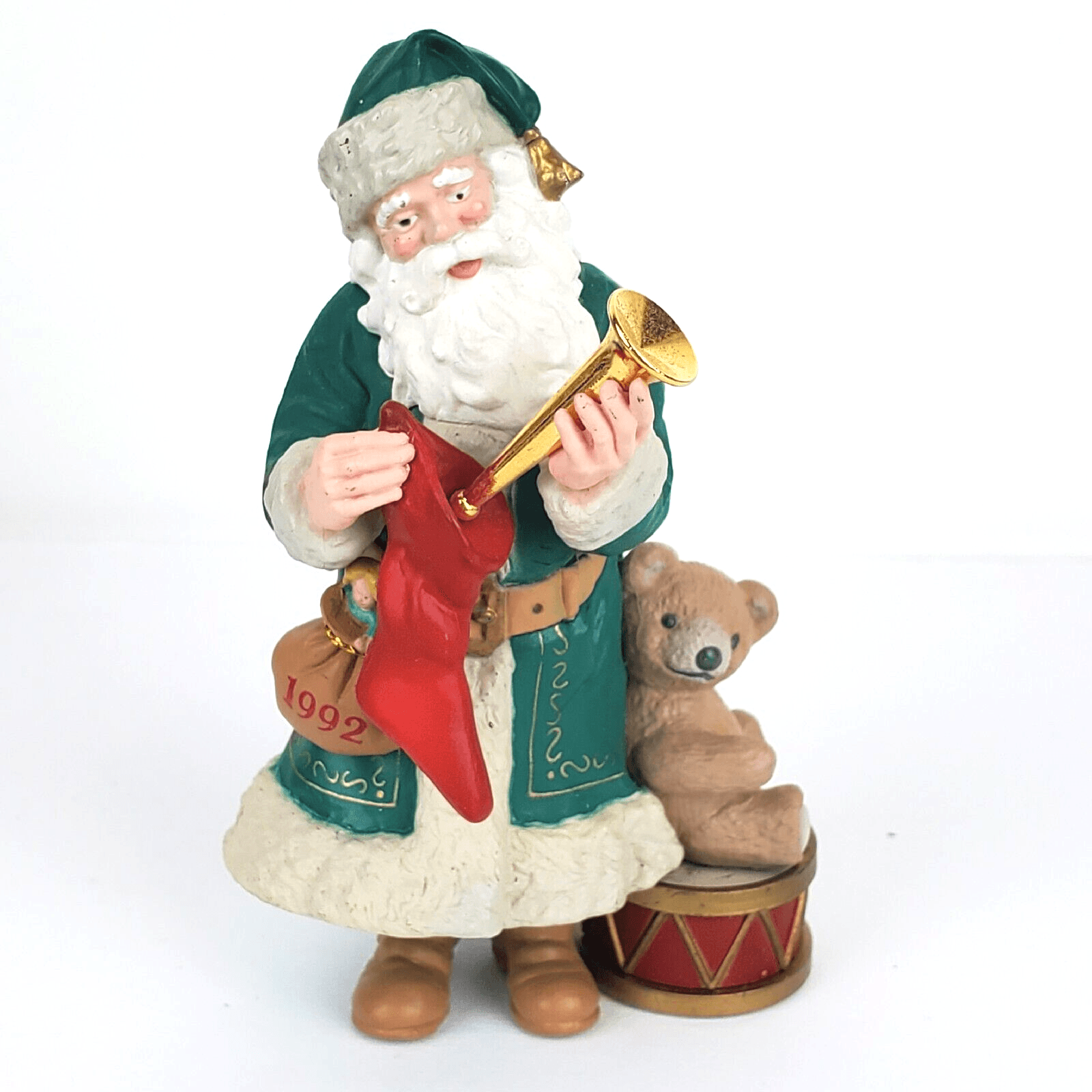 Vintage Hallmark Keepsake Ornament Merry Olde Santa 1992 #3 in Series