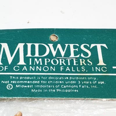Vintage Midwest Of Cannon Falls Painted Leaping Jumping Horse Ornament NOS - Thumbnail 4