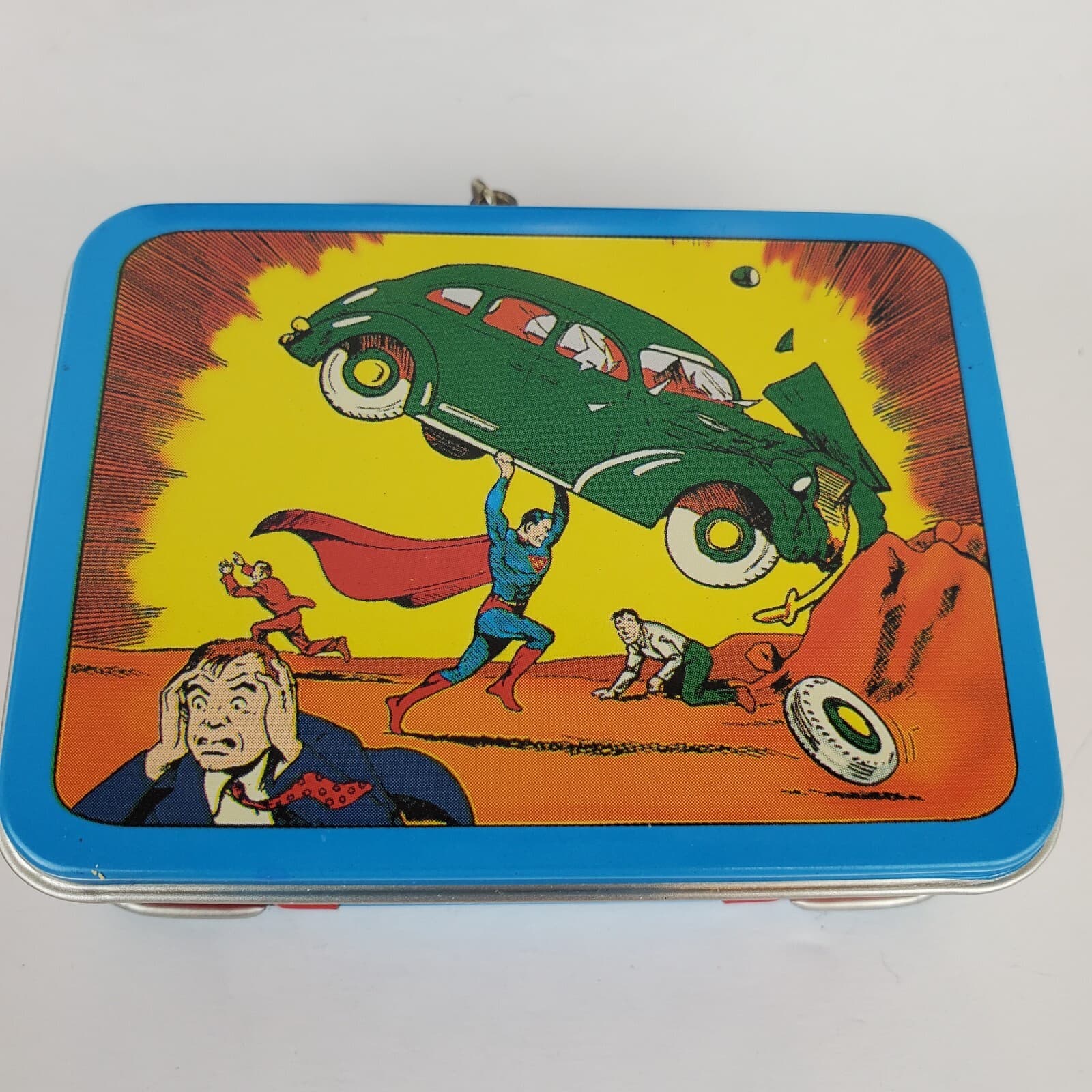 Hallmark Keepsake 1998 Superman Commemorative Edition Lunchbox Xmas Ornament - Thumbnail 3