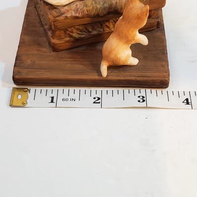 Vintage 1987 Danbury Mint Porcelain Cute Cats GOOSE Sculpture Collection - Thumbnail 8