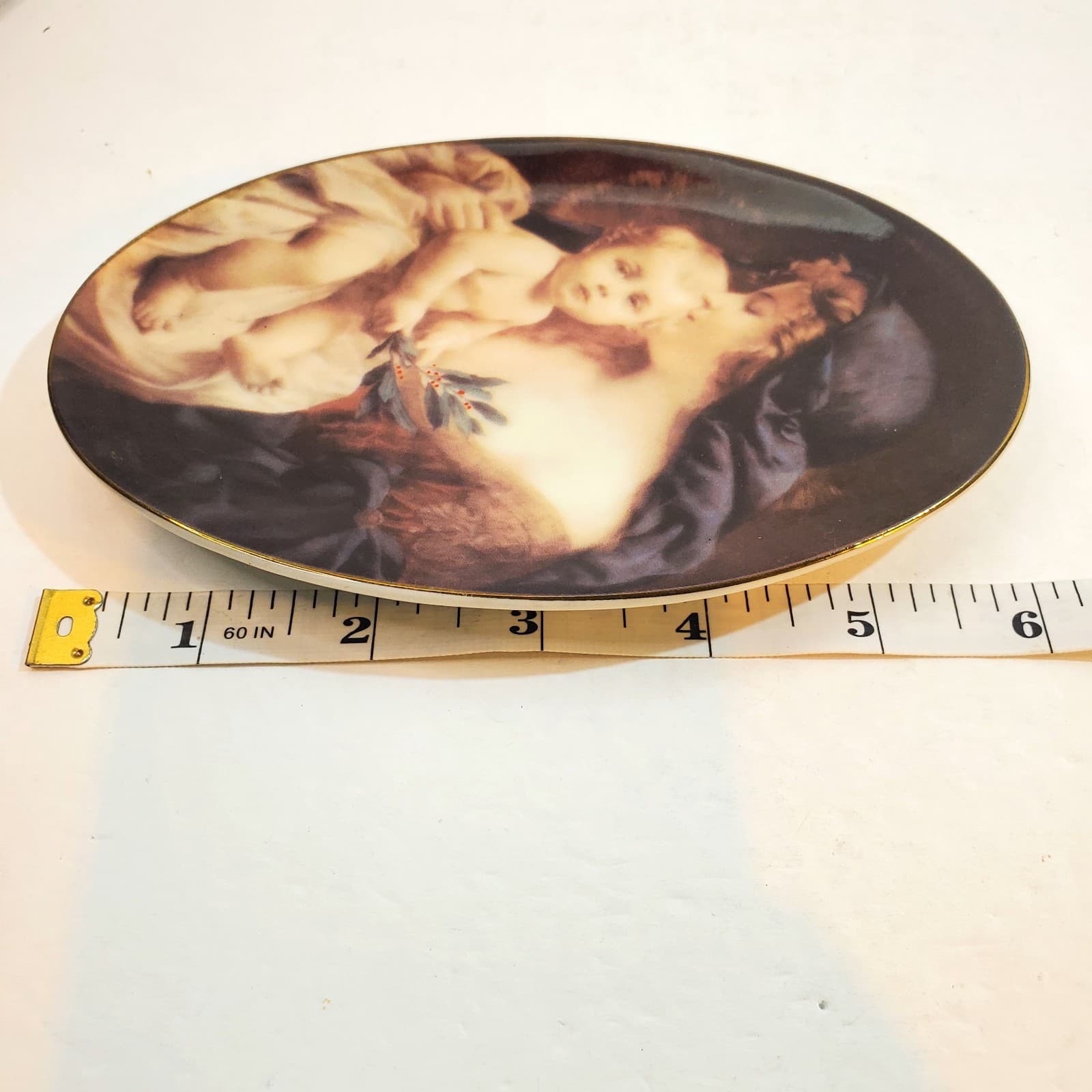 Trinity Broadcasting Network Limited Edition Christmas 2003 Mother Child Plate - Thumbnail 6