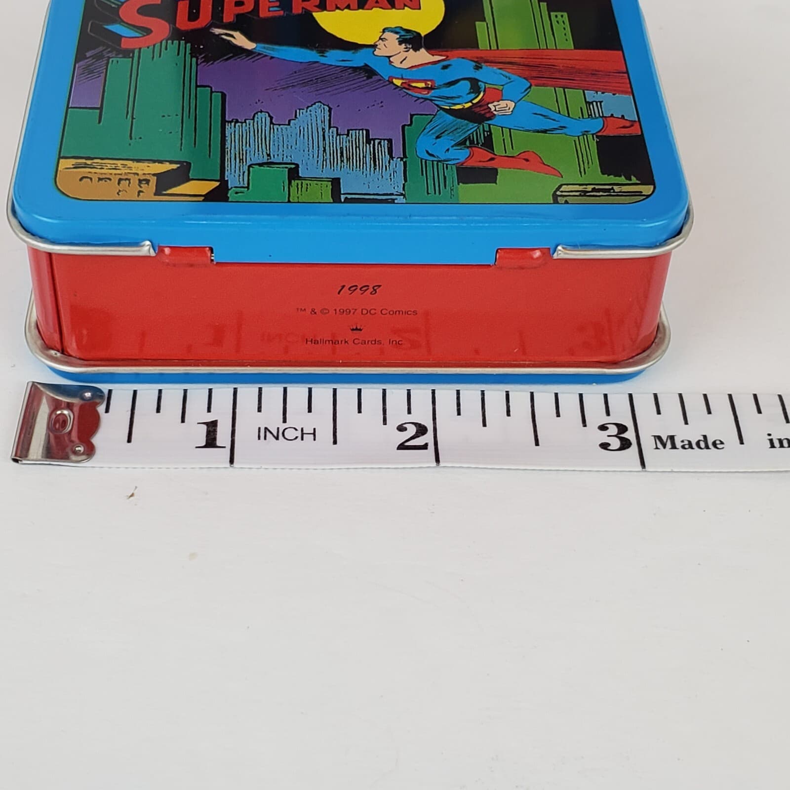 Hallmark Keepsake 1998 Superman Commemorative Edition Lunchbox Xmas Ornament - Thumbnail 5
