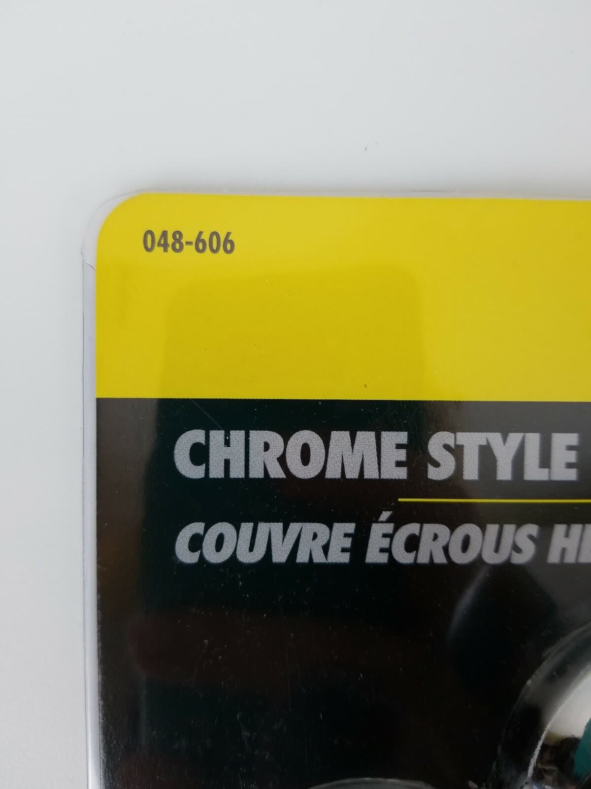 Hex Lug Nut Cover Plastic Chrome Trailer Semi Truck 33mm X 2.5" 048-606 10pk x 2 - Thumbnail 5