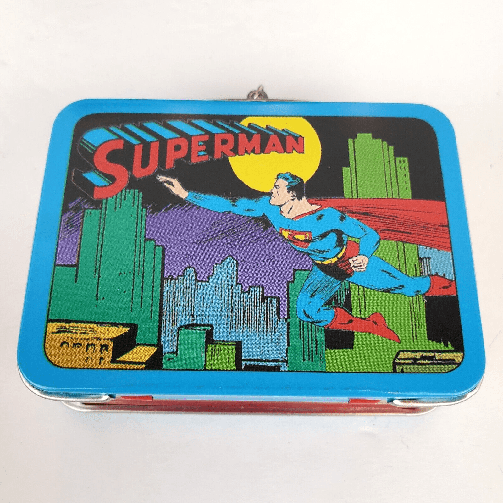 Hallmark Keepsake 1998 Superman Commemorative Edition Lunchbox Xmas Ornament - Thumbnail 2
